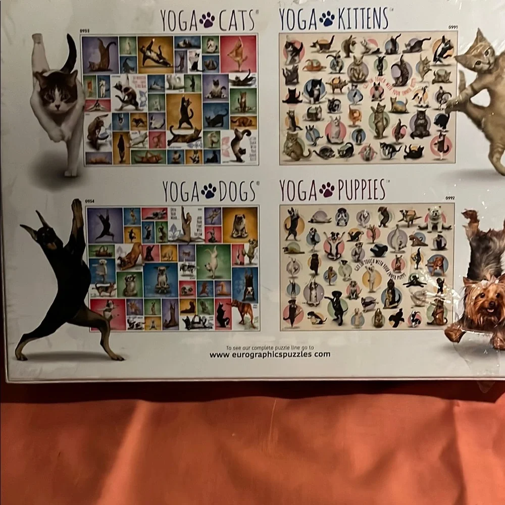Yoga Cats Puzzle - Colorful Cat Poses